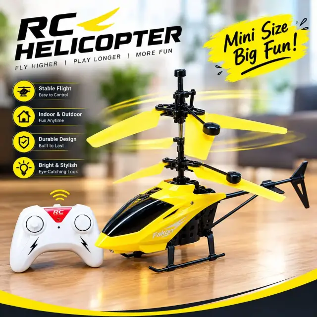 SkySpin Mini RC Helicopter – Mini Size, Big Fun!