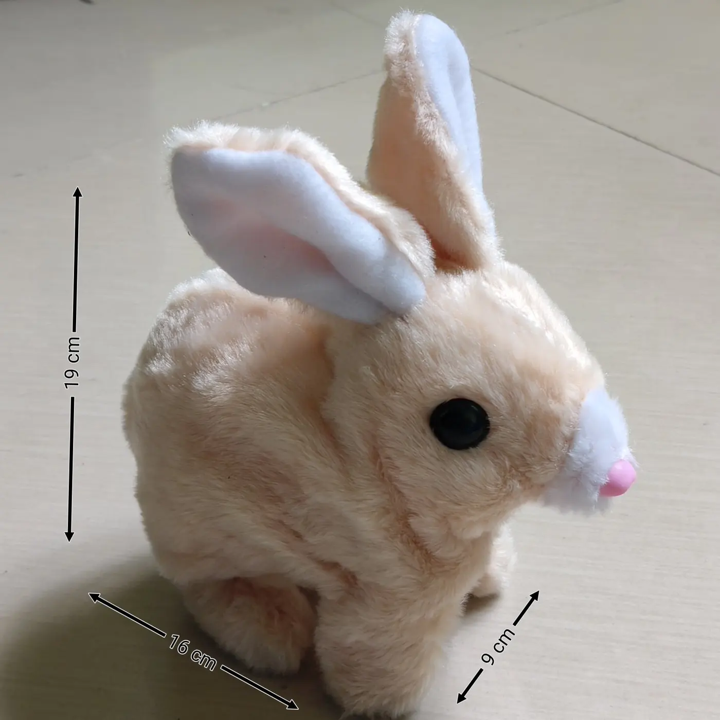 Cute Jumping Rabbit Plush Toy – Walking, Jumping & Sound Toy
