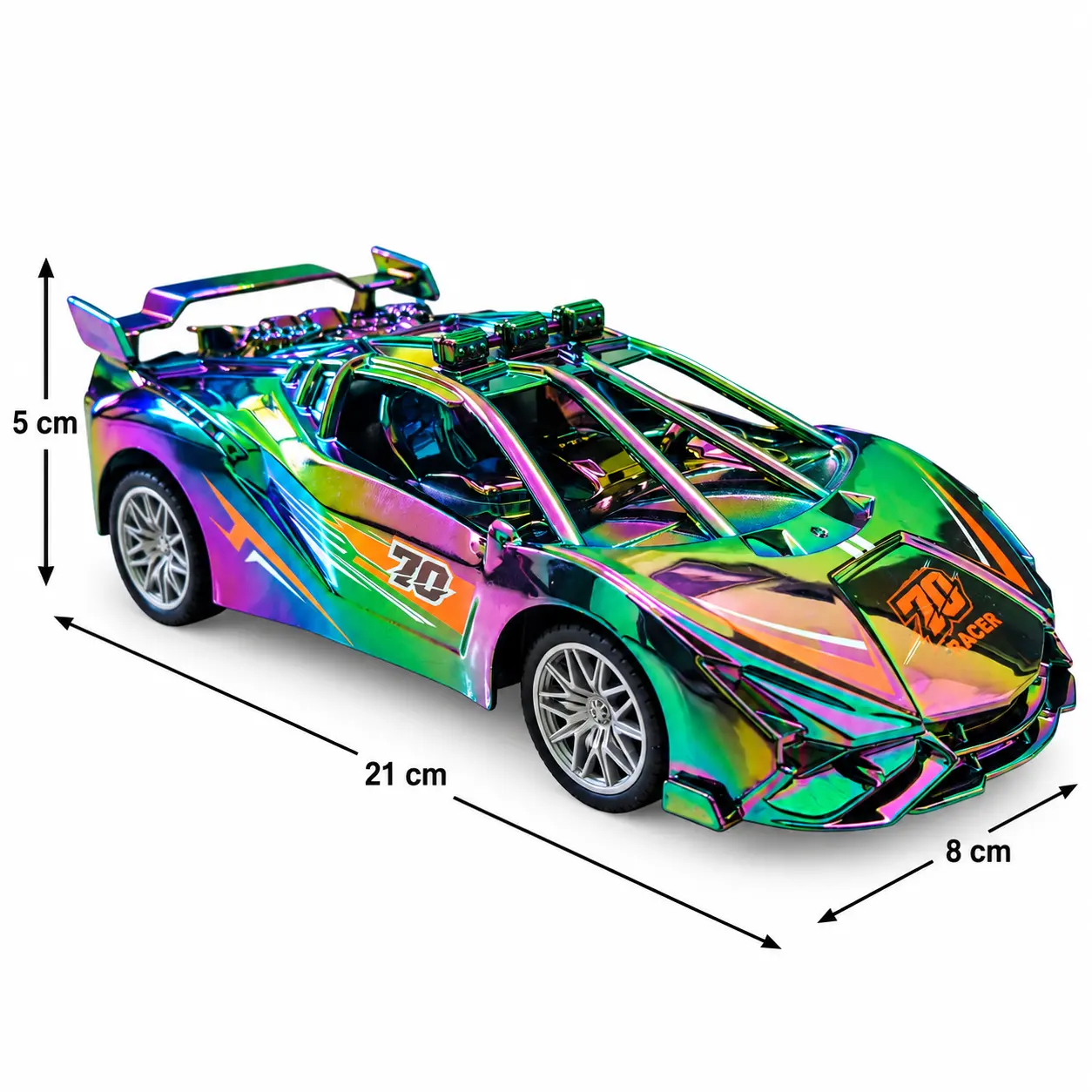 Rechargeable Remote Control RC Car with Snow Spray & Blue Light