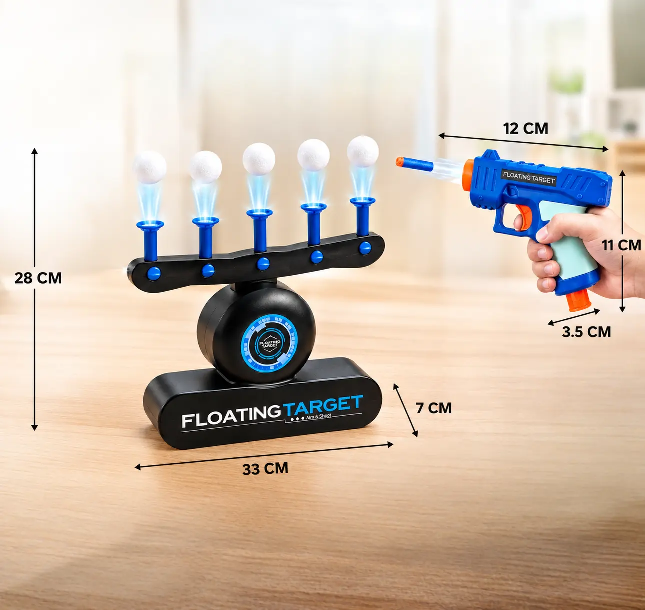 Floating Target Game – Electronic Aim & Shoot Set